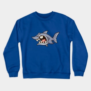 Angry Shark Crewneck Sweatshirt